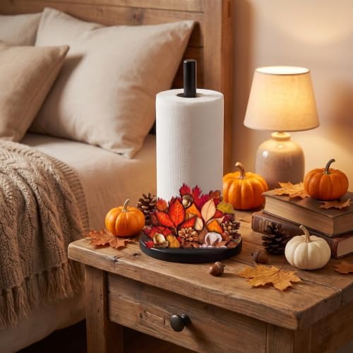 LemonRoad 17 Pcs Fall Interchangeable Paper Towel Holder Decorative - Image 3