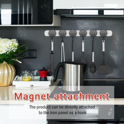FINDMAG 20 Pack Black Magnet Hooks, 100LB+ Magnetic Hooks - Image 3
