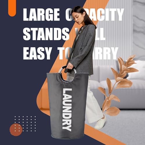 Caroeas 100L Laundry Basket, Large Laundry Hamper, Laundry Bag - Image 2