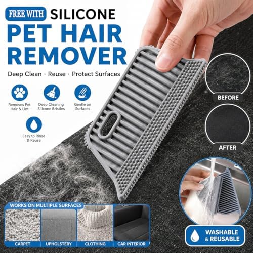 3-in-1 Pet Hair Removers, Carpet Rake - Image 5