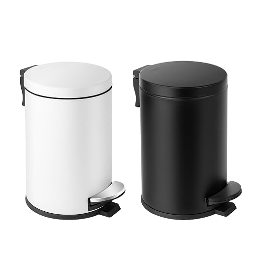 Cesun Small Round Bathroom Trash Can - Image 7