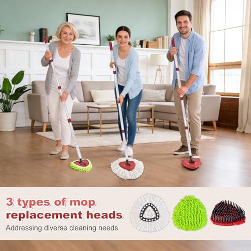 6PCS Mop Heads Replacements for OCedar, Dry and Wet for Cleaning All - Image 6