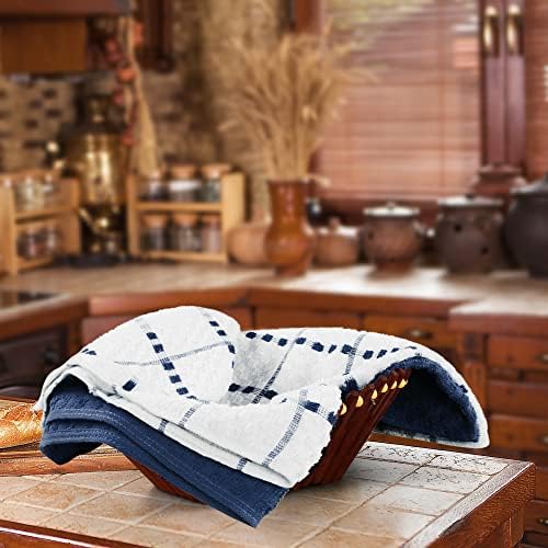 Utopia Towels Kitchen Towels 12 Pack 15x25 Inch Ring Spun Cotton Navy - Image 5