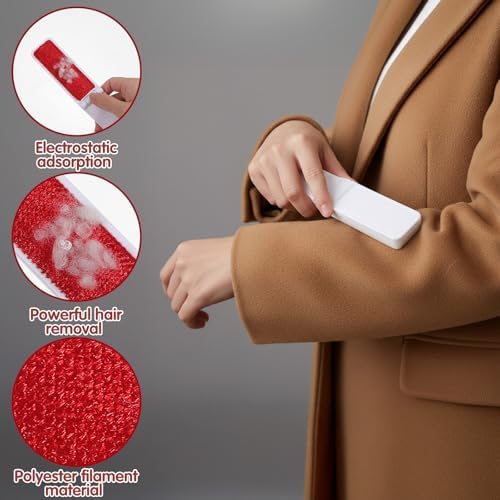 Hecila Foldable Lint Brush for Clothes Portable Lintbrushes Compact Size - Image 6