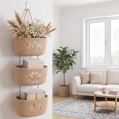 Novabright 3 Tier Over The Door Hanging Basket Organizer - Image 2