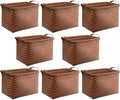 BROWNLILY Handwoven Clothes Basket Laundry Hampers Large Wicker Storage Baskets by BROWNLILY