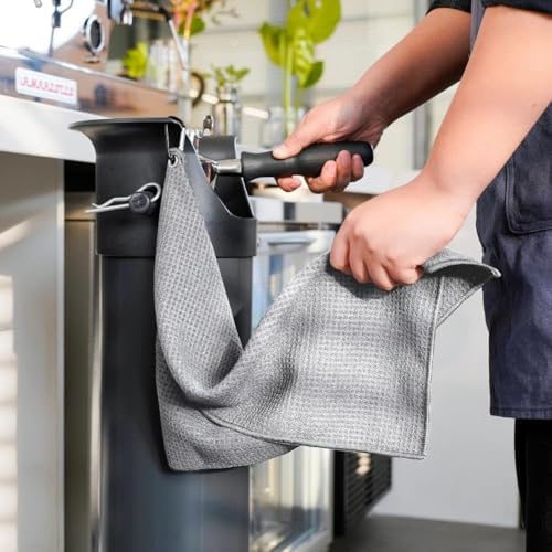 watchget Microfiber Cleaning Cloth, Barista Micro Cloth 4 Pack Grey - Image 6