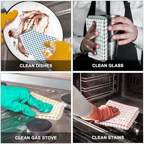Nialnant 8 Pcs Kitchen Dish Rags, 100% Cotton Soft Absorbent - Image 5