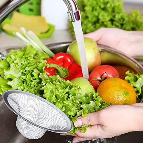 Patelai 12 Pcs Sink Drain Strainer Stainless Steel, 3 Sizes Mesh Screen - Image 5