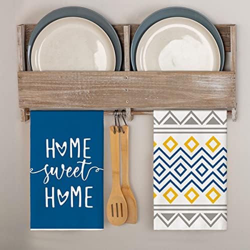 Artoid Mode Stripes Home Sweet Home Boho Spring Kitchen Towels Dish Towels - Image 4