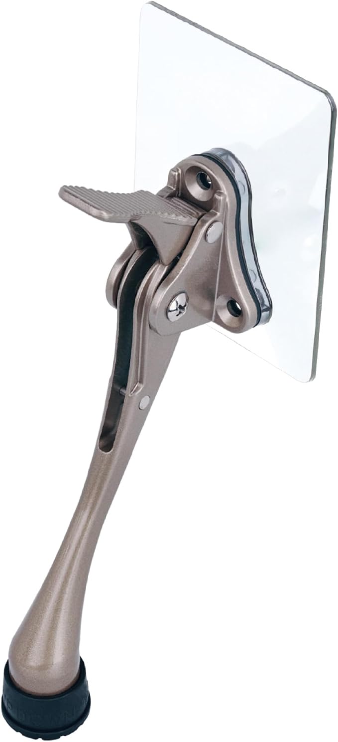 HASHI 6 Inch Kickdown Door Stopper No Drilling, Hands-Free Foot Operated Door by HASHI