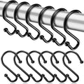 Shower Curtain Hooks, Metal Shower Hooks by BellRhein