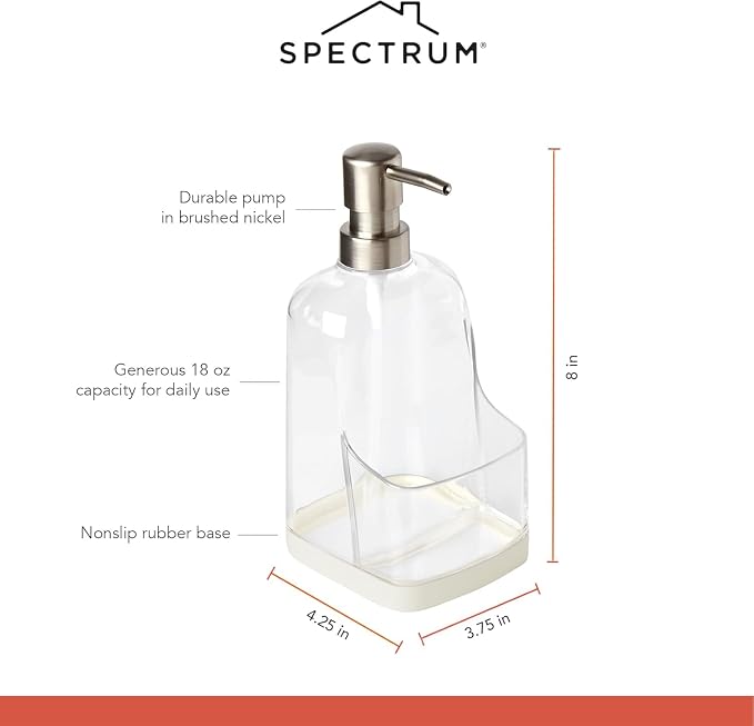 Spectrum Cora Kitchen Soap Dispenser - Image 2