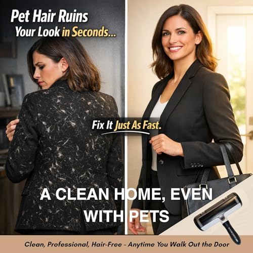 Pet Hair Remover Roller, Reusable Lint Roller - Image 3