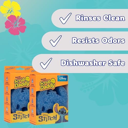 Scrub Daddy Disney Stitch Dish Sponge Twin Pack - Image 5