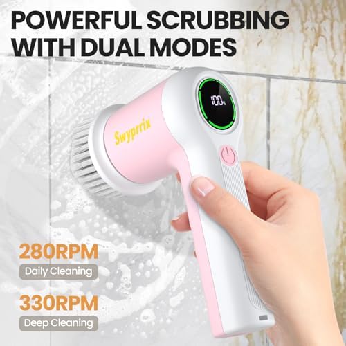 Electric Spin Scrubber for Bathroom and Shower Cleaning SD-CTB02 - Image 5
