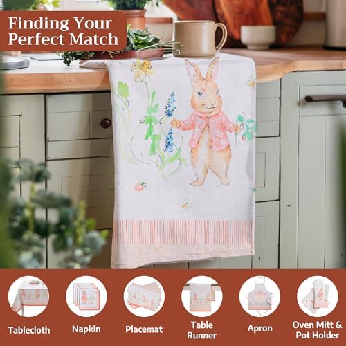 Maison d' Hermine Kitchen Towels Set of 3 Reusable 100% Cotton 27.50" x 20" - Image 4