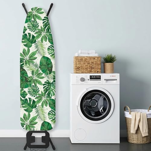 Floral Ironing Board Cover and Pad 15x54 Inch, 100% Cotton Surface Durable Iron - Image 6