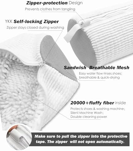 Shoe Washing Machine Bag, Laundry Shoe Bag - Image 3