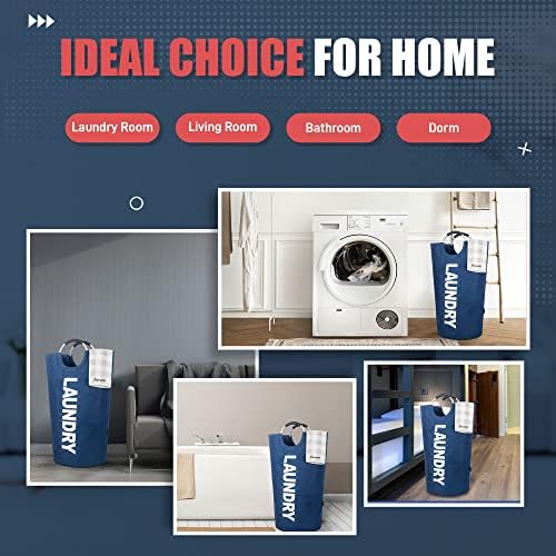 Caroeas 125L Laundry Basket, Large Laundry Hamper, Laundry Bag - Image 6