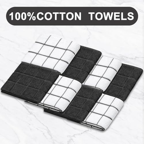 Oven Mitts Kitchen Towels and Dishcloths Pot Holders Sets, Oven Gloves Kitchen - Image 5