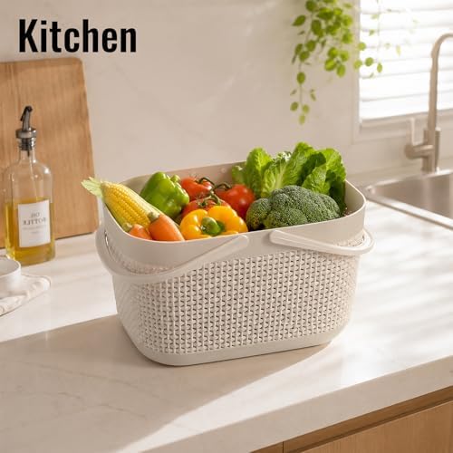 Plastic Portable Shower Caddy Basket, Storage Organizer - Image 4