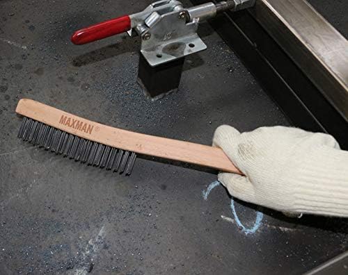MAXMAN Wire Brush, Heavy Duty Carbon Steel and Stainless Steel Wire Brushes - Image 5