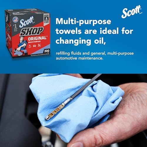 Scott Shop Towels Original, 200 Towels/Box, 8 Boxes/Case - Image 4