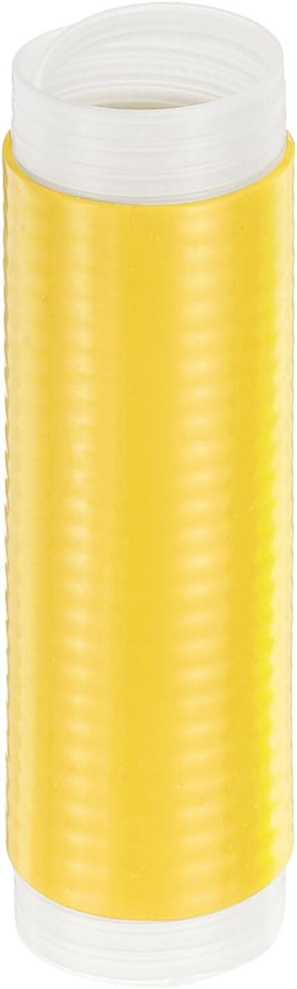 uxcell Silicone Pan Handle Sleeve, Heat Resistant Potholder Pot Holders Cover Sleeve for Frying Pan Handle Spatulas, Yellow (S)