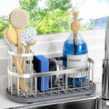 Sink Caddy Kitchen Sink Organizer, Sponge & Brush Holder, Stone Drying Mat by HOKEMOM