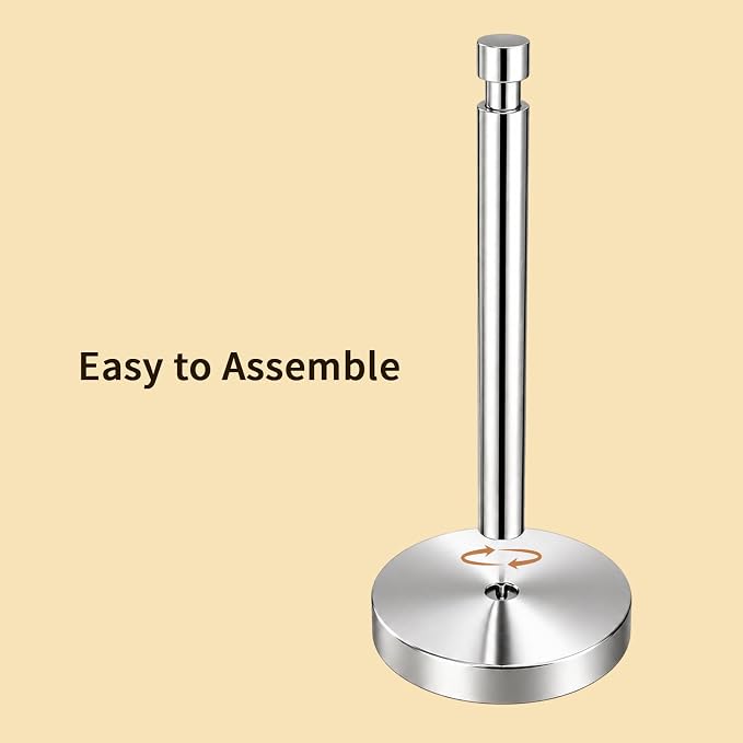 YUMORE 3.9lbs Heavy Duty Paper Towel Holder Countertop Weighted Base - Image 7