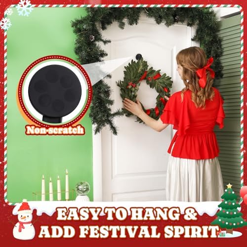 Magnetic Wreath Hanger for Metal Front Door - Image 2