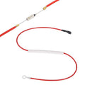 MECCANIXITY Universal Rice Cooker Temperature Fuse, 240°C 10A 250V Metal Thermal Fuse with Terminal and Ring Terminal Fiberglass Sleeving for Electric Pressure Cooker Repair Part
