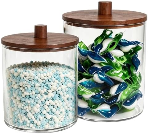 Amolliar Clear Acrylic Laundry Pods Container by Amolliar
