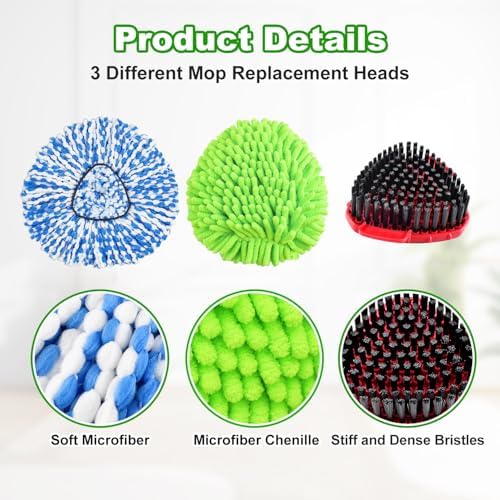 Mop Heads Replacements for Ocedar Easywring RinseClean 2 Tank Spin Mop Replace - Image 3