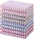 Mordimy Cotton 8 Pack Terry Kitchen Towels, 16 x 25 Inches by Mordimy