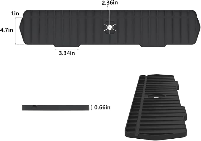 Kitchen Sink Splash Guard 29.7 X 5.7 In, Large Size Kitchen Sink Splash Guard - Image 3