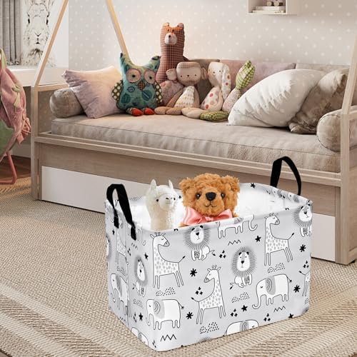 MAIZMZ Kids Storage Basket Baby Foldable Toys Organizer Bins Decorative Gifts - Image 5