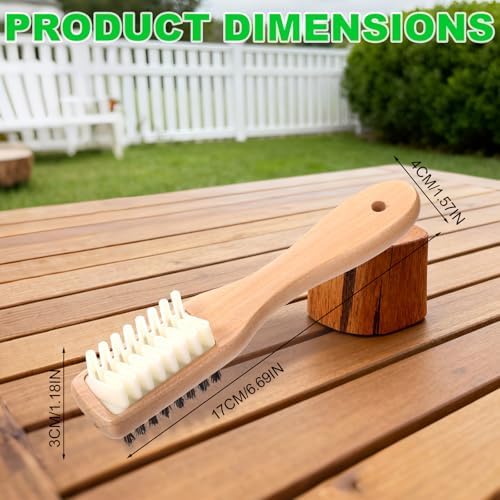 2-in-1 Suede Shoe Cleaner with Eraser, Wooden Handle Suede & Nubuck Cleaning - Image 2
