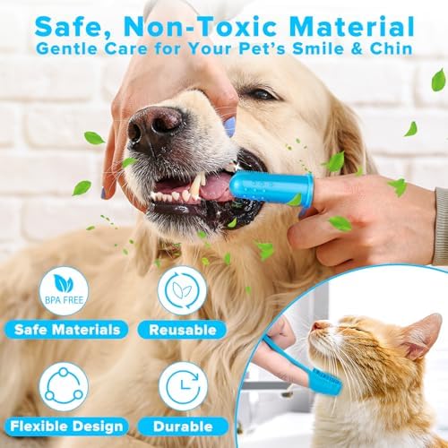 6PCS Grooming & Bath Supplies for Dogs, Cats | Dog Washing Gloves | Dog Bath - Image 6