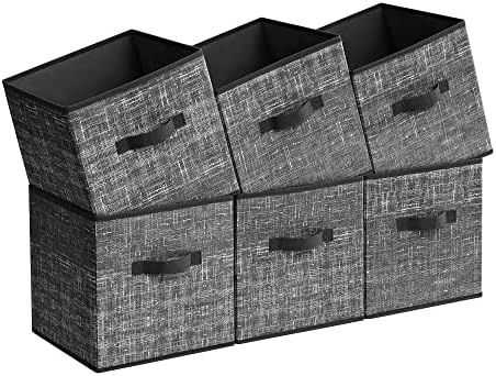 SONGMICS Storage Cubes, 11.8-Inch Foldable Closet Organizers by Unknown