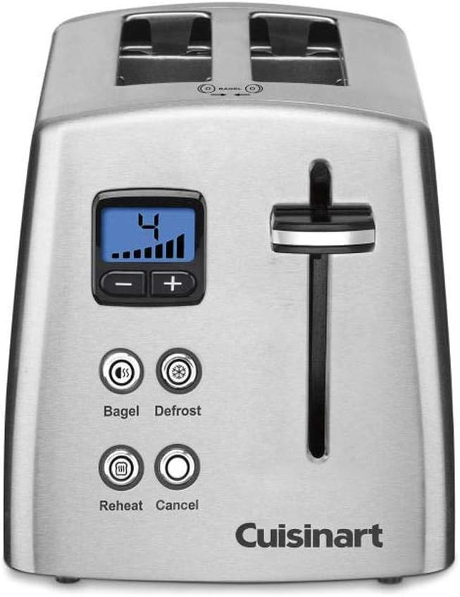 Cuisinart CPT-415P1 Countdown Metal Toaster, 2-Slice, Brushed Stainless