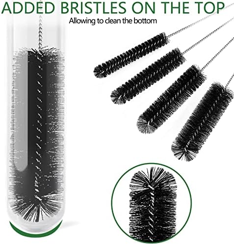 CiaraQ Bottle Cleaning Brushes, 8 Inch Nylon Tube Brush Set - Image 3