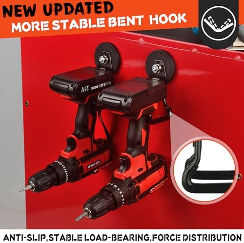 ULIBERMAGNET New Upgraded Large Magnetic Hooks, Strong Heavy Duty Magnet Hooks - Image 3