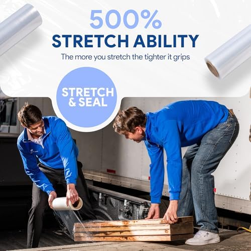 International Plastics Co. 4 Pack of 18'' Stretch Wrap - Image 4