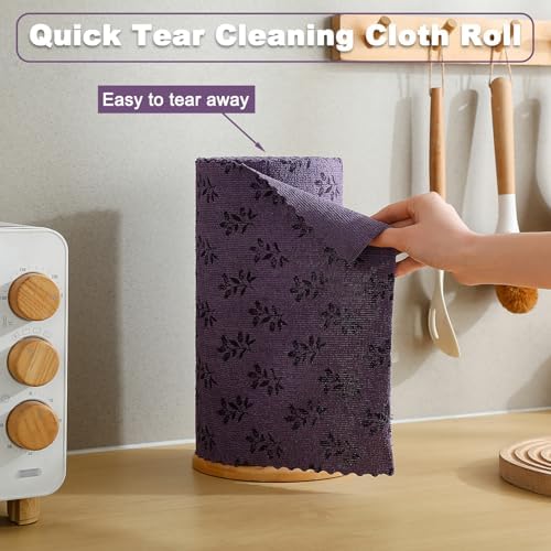 Microfiber Cleaning Cloth Roll, 80 Pack Cleaning Towels, Lint Free Rags Paper - Image 3