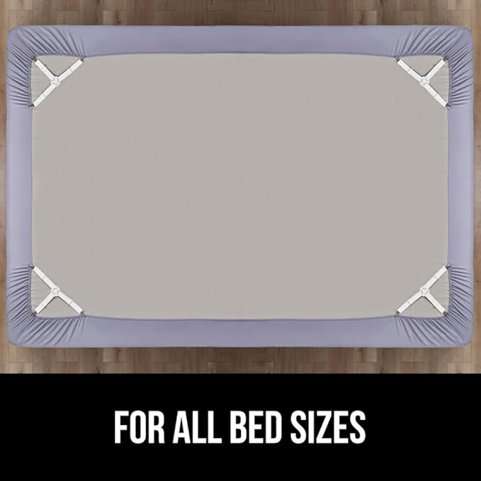 GORILLA GRIP Patented Bed Sheet Holders, Adjustable Elastic Fasteners - Image 6