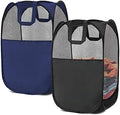 2 pop-up foldable mesh laundry baskets by BENJUNC