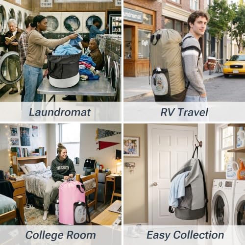 Heavy Duty Backpack Laundry Bag - Image 7