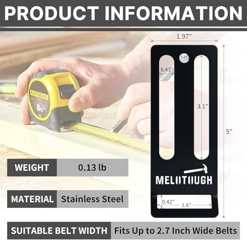 MELOTOUGH Tape Measure Holder, Drill Belt Holder - Image 2